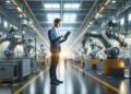 Launch Your Career in Artificial Intelligence: A Beginner's Guide 9 AI Product Manager in a factory setting